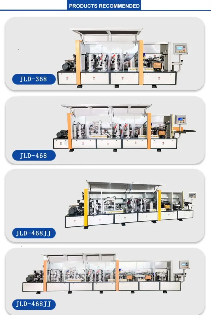 Wood Furniture Machine Mdf Pvc Abs Pre Milling Corner Rounding Kdt Automatic Edge Banding Machine With Buffing