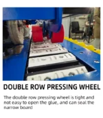 DW702 High-Speed Automatic Edge Banding Woodworking Machine Double-Sided Trimming Micro Veneer Splicing Plywood Production CE - Image 3