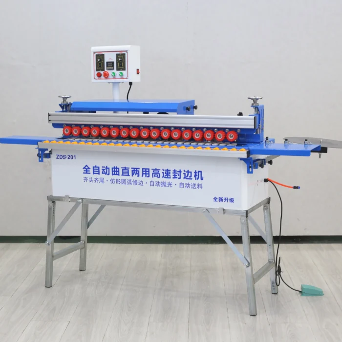 Automatic Trimming / Buffing/Curved and Straight Edge Banding Machine With Trimmer for MDF Wood - Image 2
