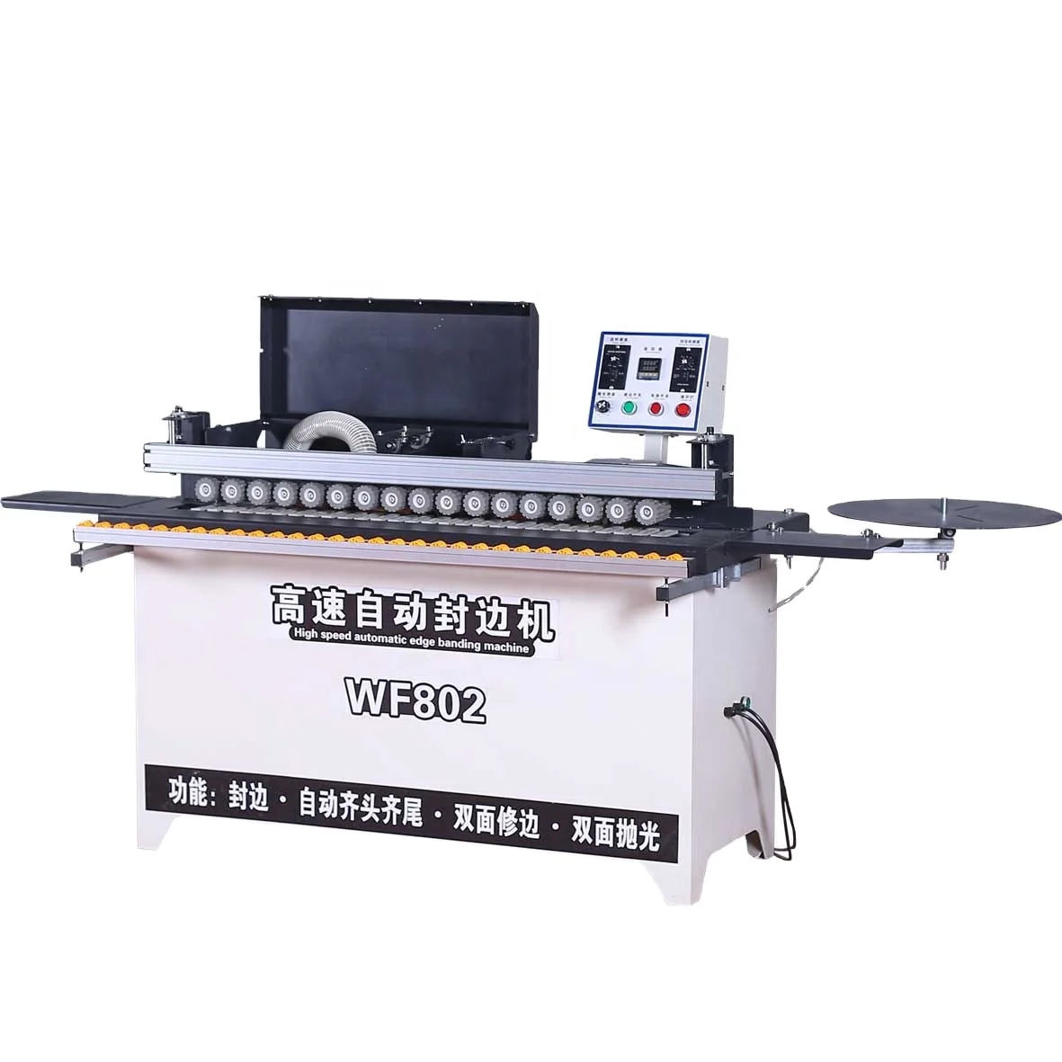 Hb825e5cafff14e01989540aefad8d97fM.webp Automatic Linear Woodworking Plywood Edge Banding Machine Manual Laminating Edge Bander Machine - Image 1