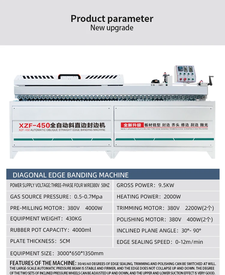 New Style Bander Pvc Wood Woodworking Automatic Kdt Edge Banding Machine