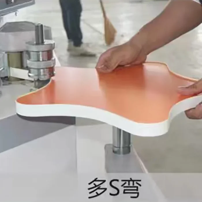 ZDSW-1 Folding Arm Manual Edge Banding Machine for Curved and Straight Plywood. MDF. Melamine Edge Banding - Image 4
