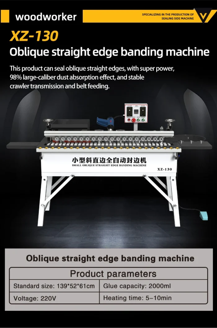 High-Speed Automatic MDF Small Edge Sealing Machine for Straight and Curves Easy Control with Long Life Gluing Function - Image 6