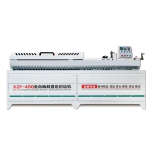 XZF450 Woodworking Bevel and Straight Edge Banding Machine 45 Degree Pre Milling Edge Bander Machine