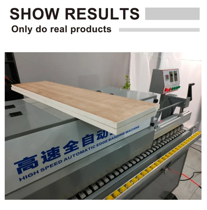 MDF Automatic Edgebander Machine Cabinet Doors Full Function-Cleaning Pre-milling Scraping Home Use Wood Furniture Edge Banding - Image 5