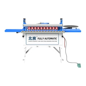 Automatic KDT Melamine Edge Banding Machine PVC Tape & Circular Table Sliding Veneer Edge Bander for Wood Based Panels
