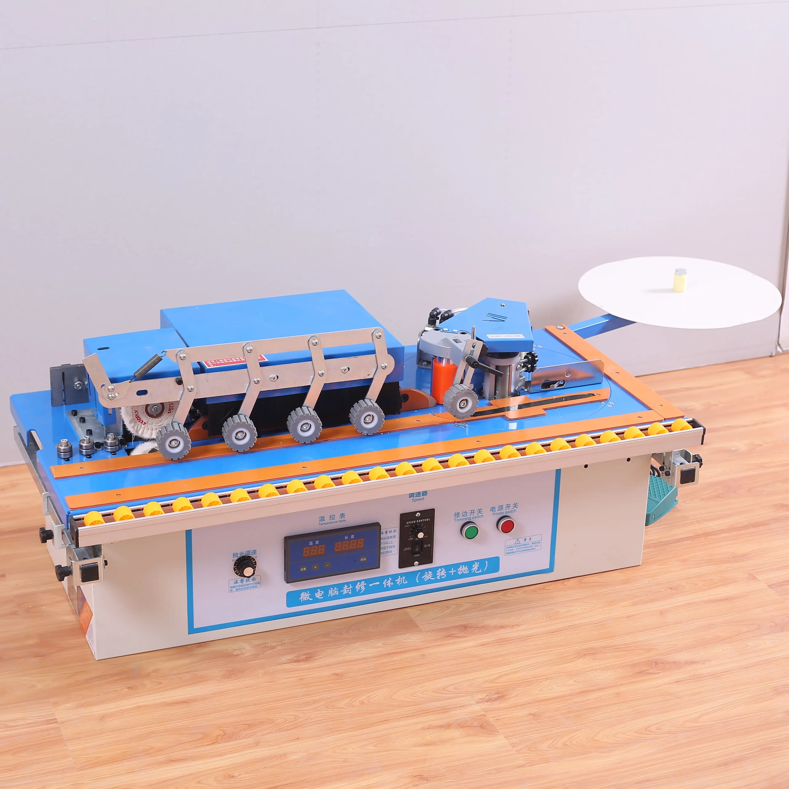 Hddbe8c064afc497197fd49a7902d1d57j.webp High Speed Cabinet Furniture Pvc Automatic Edge Bander Machine - Image 1