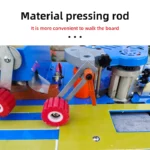 JINAN Woodworking FX-20 Small Mini Edge Banding Machine Cabinet Furniture Edge Bander with Trimming and Polishing - Image 3