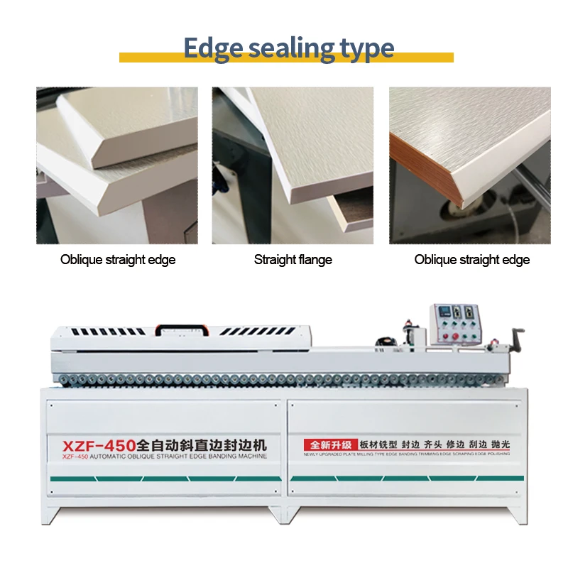 Beichen XZF450 High Speed Automatic Oblique Straight Edge Banding Machine Best Quality for Woodworking for Wood Industry