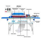 DW102 Automatic Round Head Sealing Semi-automatic Woodworking Edge Banding Machine - Image 6