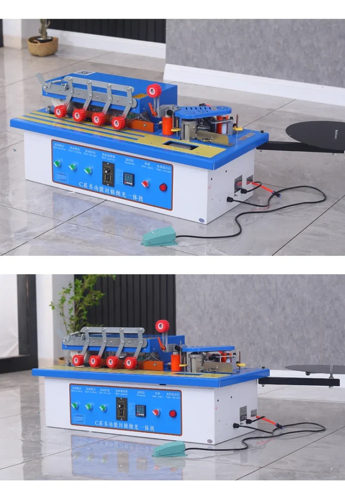Portable Mini Automatic Edge Banding Machine for Wood Household Woodworking Machinery with Core Motor & Gear Components - Image 2