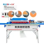DW102 for Automatic Wood Furniture Bander Iso Approval Small Manual Portable Curved Edge Banding Machine From China