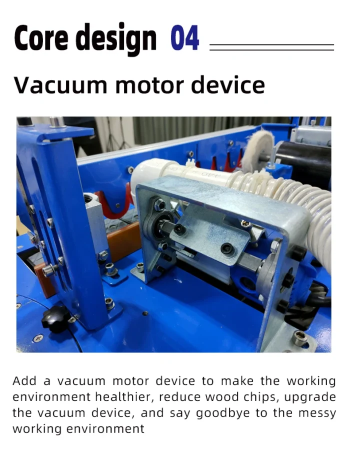 Automatic Linear/ Curve Edge Banding Machine for Plywood Production Woodworking Machinery Chinese Factories Core Bearing - Image 3
