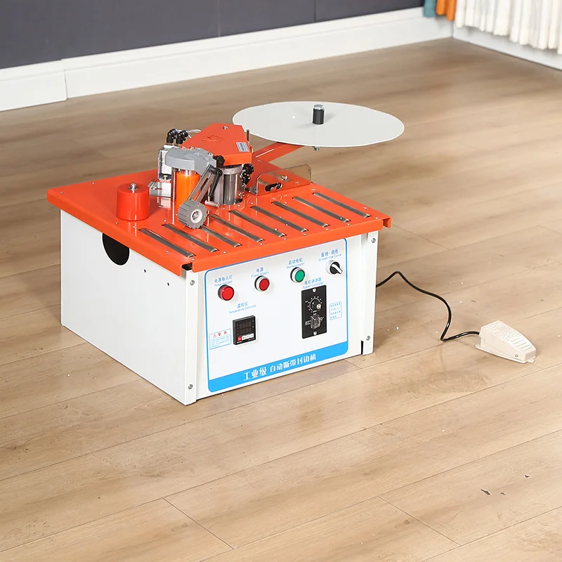 Portable Mini Curve Edge Bander Woodworking Mdf Edging Machine Pvc Edge Banding Machine