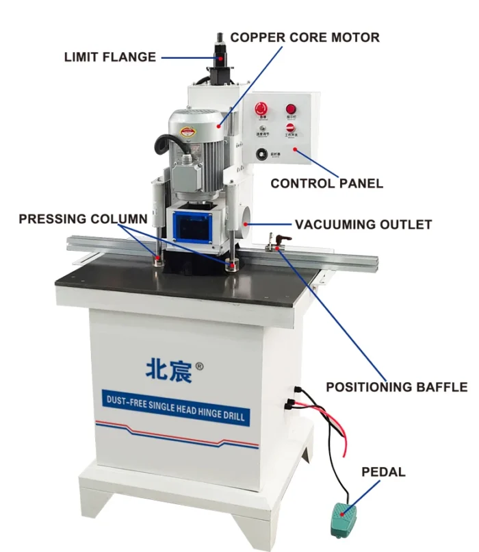 Single Head Cabinet Hinge Drilling Machine JL-1 Hinge Hole Boring Machine - Image 2