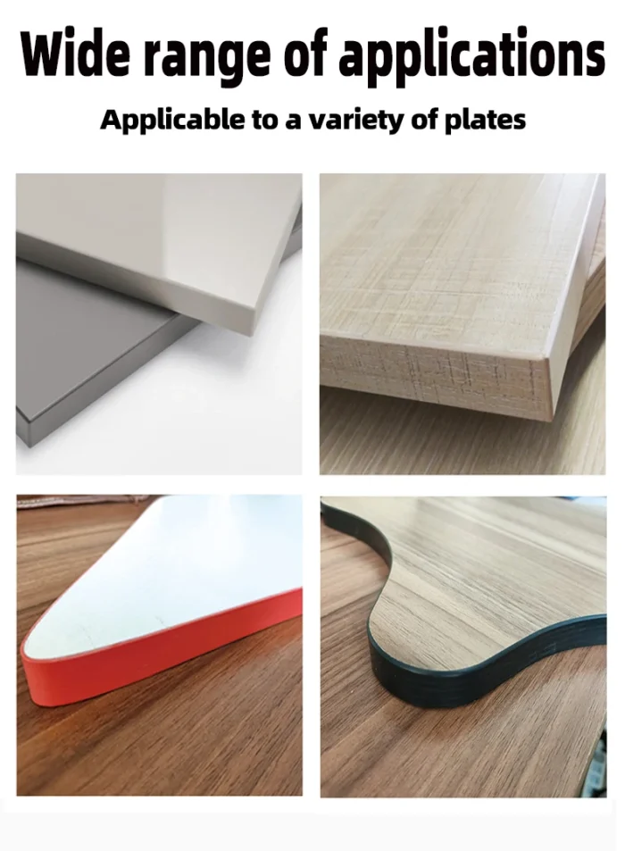 DW102 Straight End Cutting Cheap Price Automatic Pvc Film Wood for Kitchen Cabinet Wardrobe Edge Banding Machine Parts - Image 4