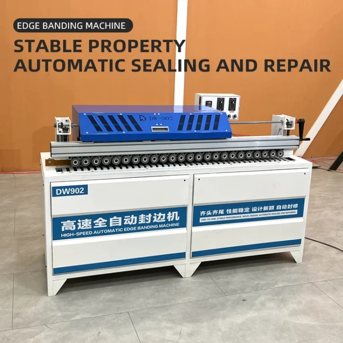 DW902 Edge Banding Straight Line Woodworking Panel Furniture Pvc 90 Degree Automatic Edge Banding Machine - Image 5