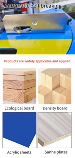 Manual Portable Circular Board Banding Small Automatic Curved Line Edge Sealing Machine Woodworking Machinery Manufacturers - Image 3