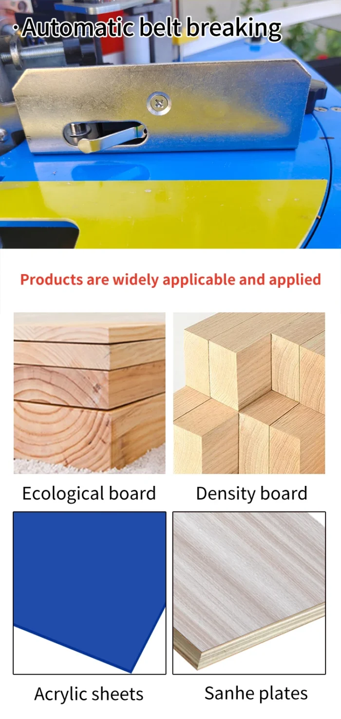 Manual Portable Circular Board Banding Small Automatic Curved Line Edge Sealing Machine Woodworking Machinery Manufacturers - Image 3