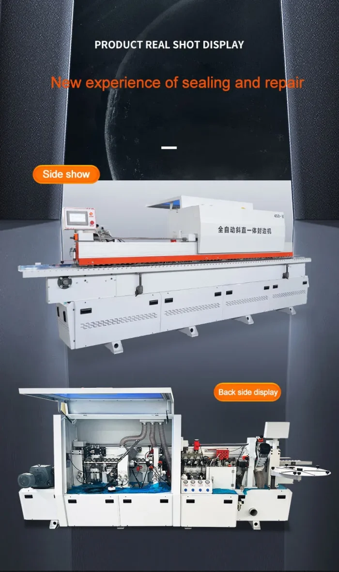 Automatic Bevel 45 Degree Mdf Edge Banding Machine Edge Bander for Sale - Image 2