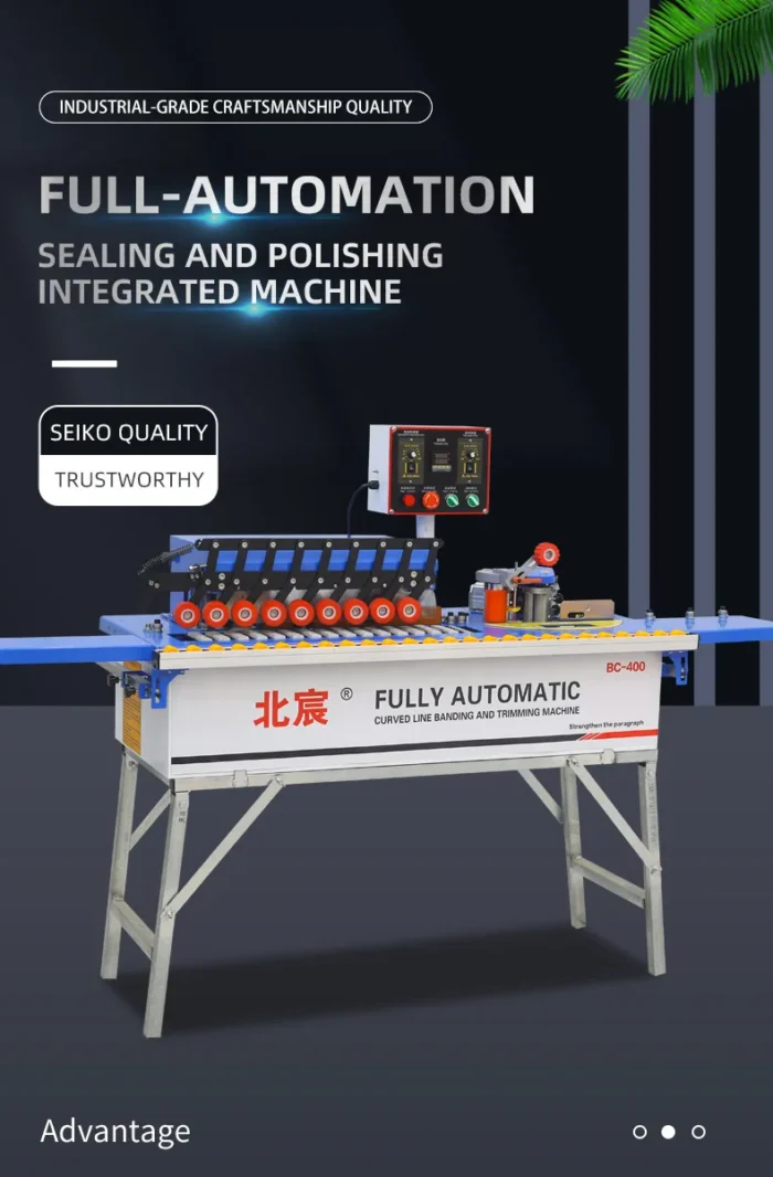 Auto Edgebanding Wooden Edgebander Furniture Machinery Tape Manufacturing Wood Door Manufacture Woodworking Edge Banding Machine - Image 3