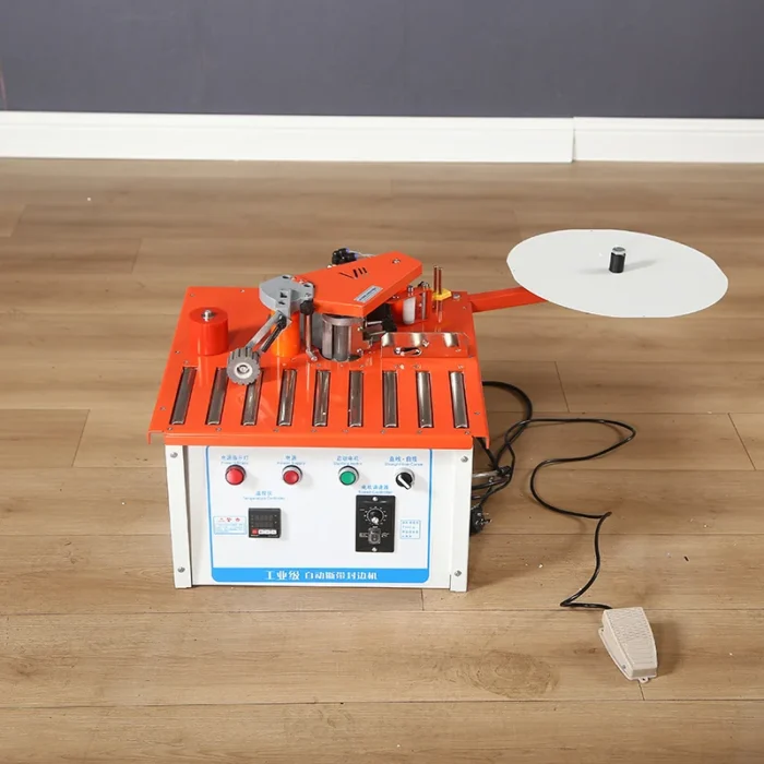 Cheap Mini Manual Curve Round Edge Banding Machine Portable Woodworking Edge Bander Machine - Image 4