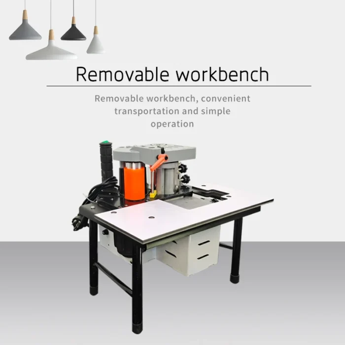 ST-30 Portable PVC Melamine Edge Banding Machine Automatic Manual Wood Plywood Production Furniture 220V Motor New Used - Image 5