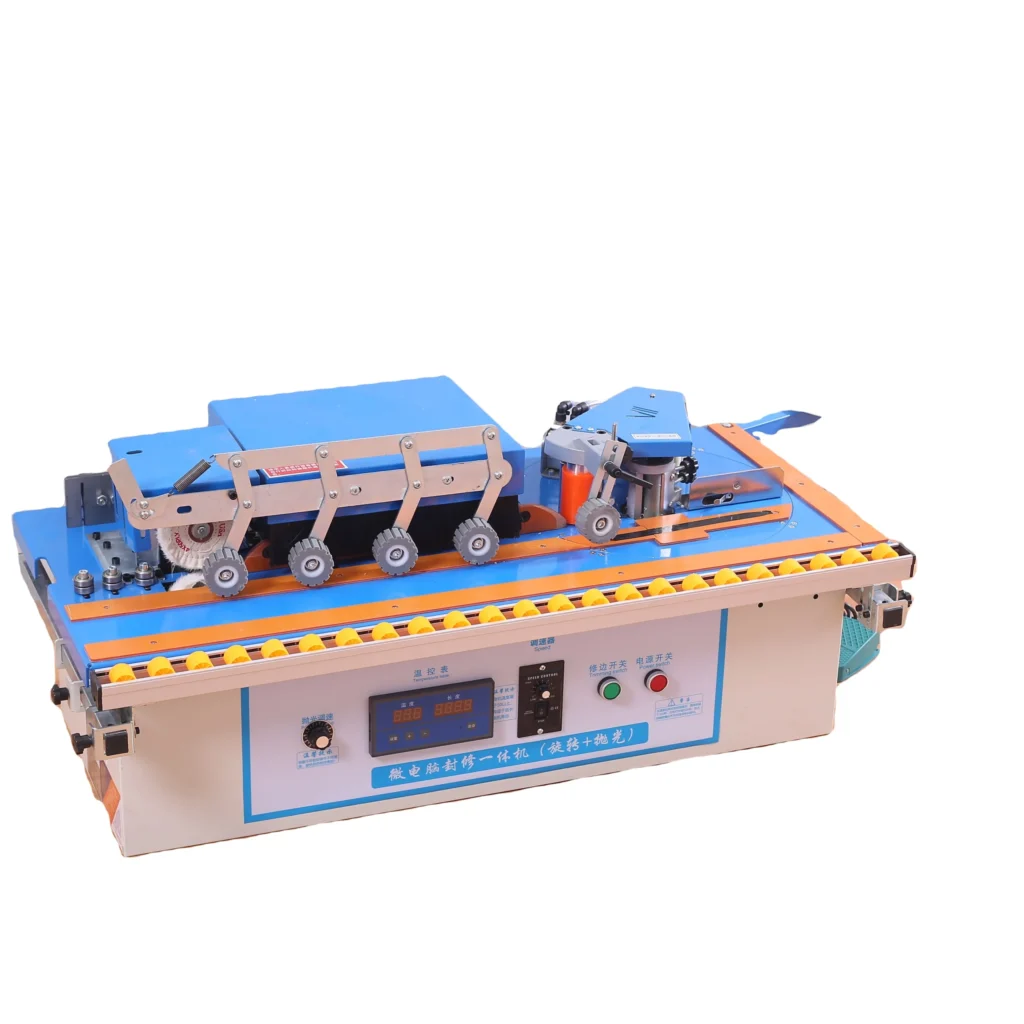 Portable Small Mini Edge Banding Machine With Auto Gluing and Trimming Buffing