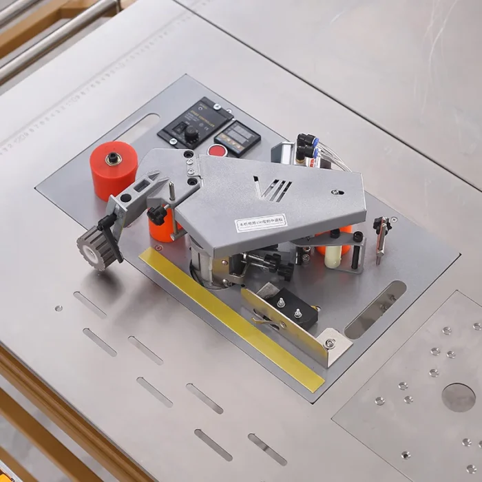 Portable Small Mini Automatic Edge Banding Machine Corner Trimming Edge Bender Wood Based Panels Machinery - Image 4
