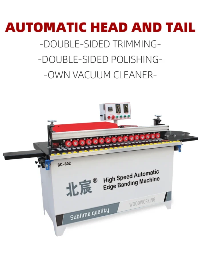 Door Press Price Woodworking Banding Machine Edge Trimmer Wood Based Panels - Image 3