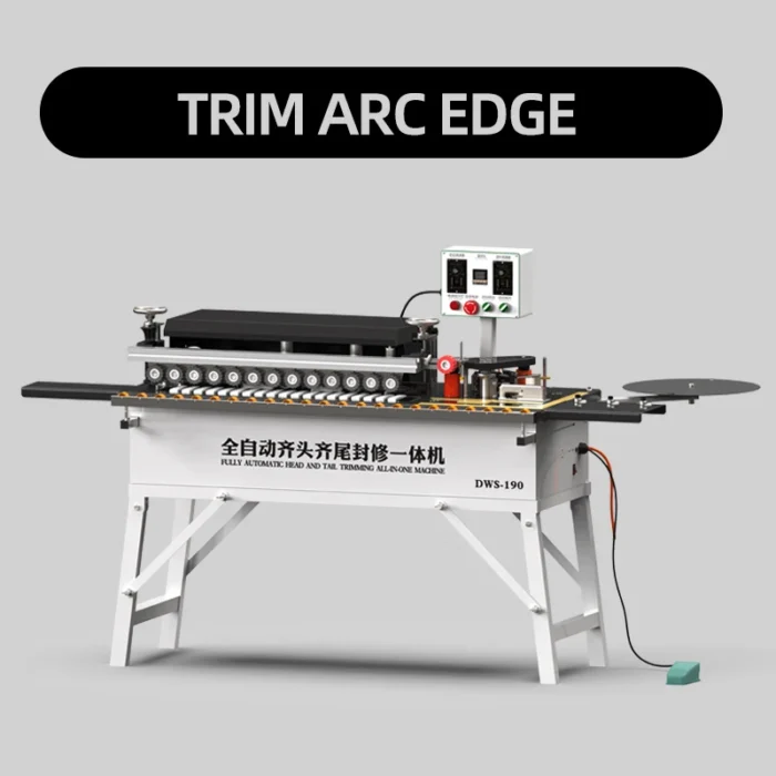 New DW190 Edge Banding Machine for Furniture Manufacturing Straight Edge Woodworking Bander with Motor Gearbox Core Components - Image 2