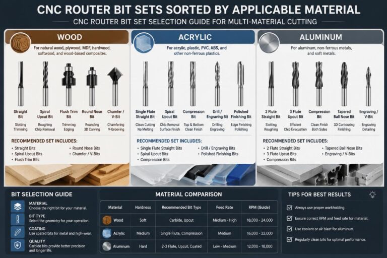 3 Core Parameters to Check When Sourcing CNC Router Bit Sets from China Suppliers