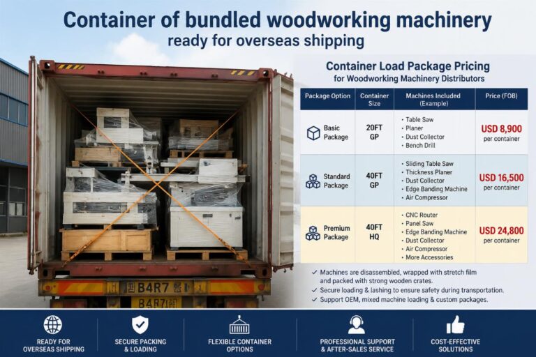 How to Source Container Load Woodworking Machinery from China Manufacturers in 2026